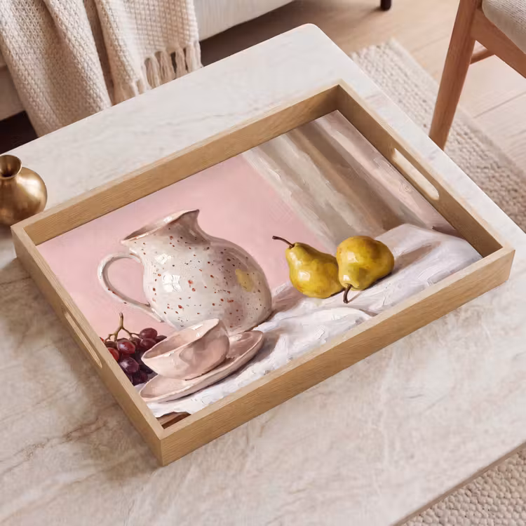 Dienblad - Stilleven - Fruit - Roze — 2