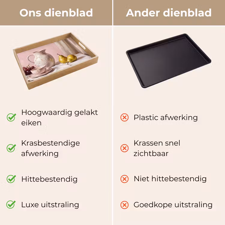 Dienblad - Stilleven - Fruit - Roze — 3