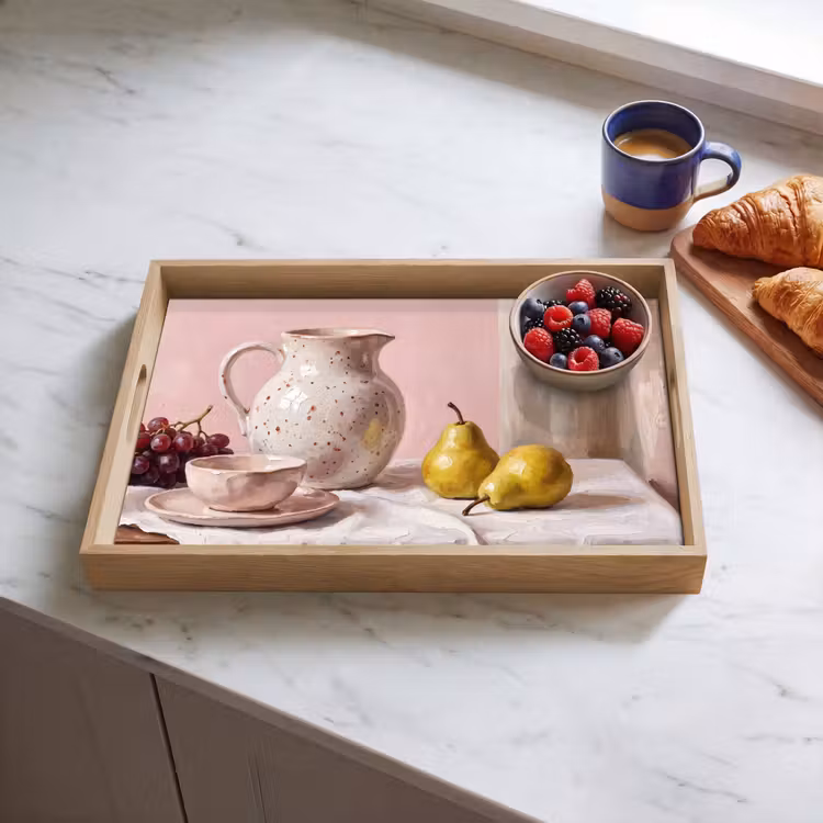 Dienblad - Stilleven - Fruit - Roze — 4