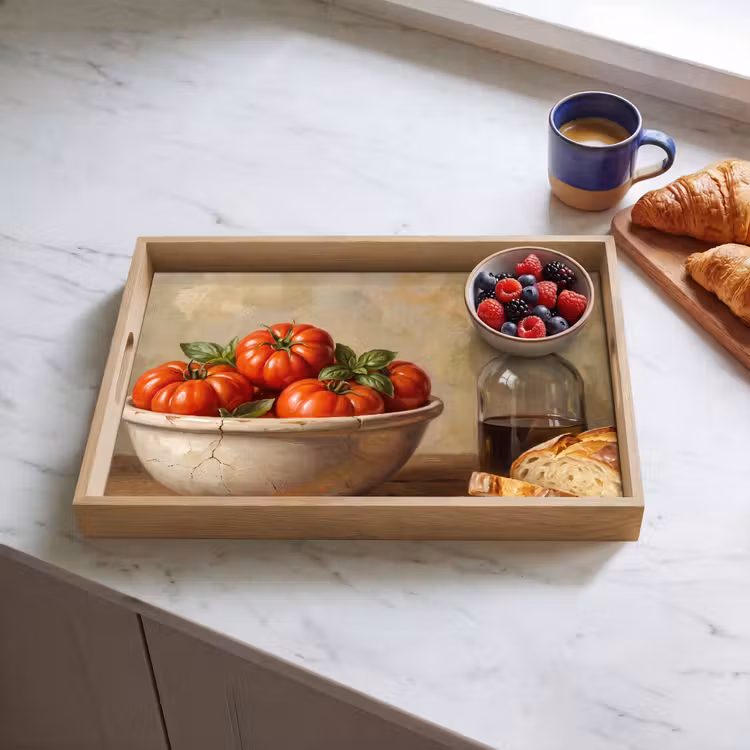 Dienblad - Tomaten - Kom - Eten — 4