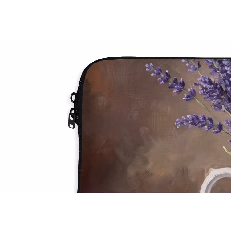 Laptophoes - Bloemen - Stilleven - Paars — 5