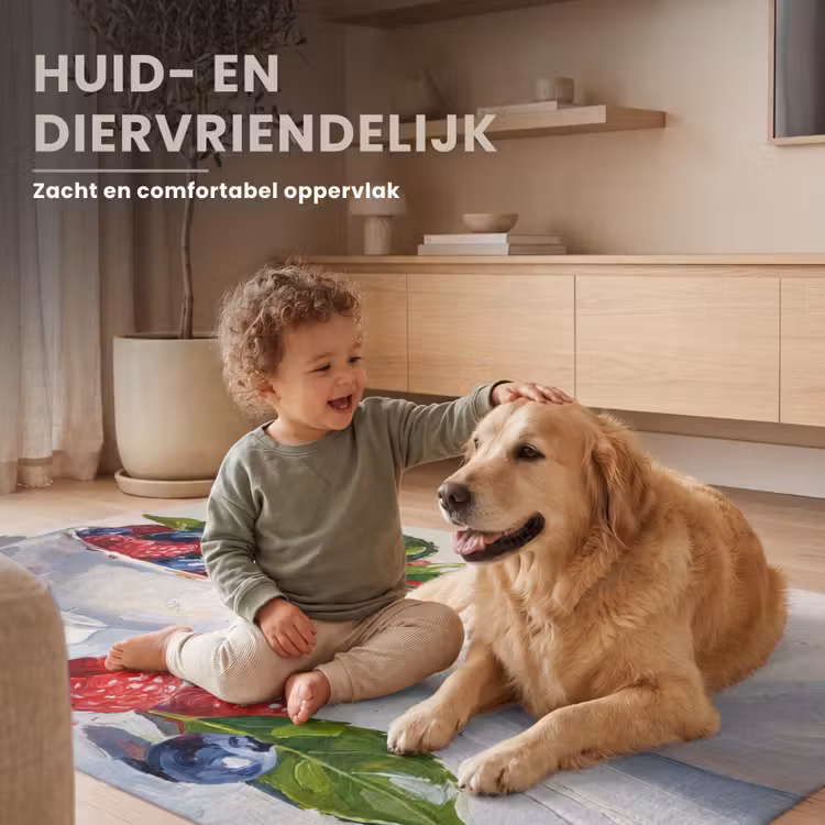Vloerkleed - Bessen - Kom - Eten — 6