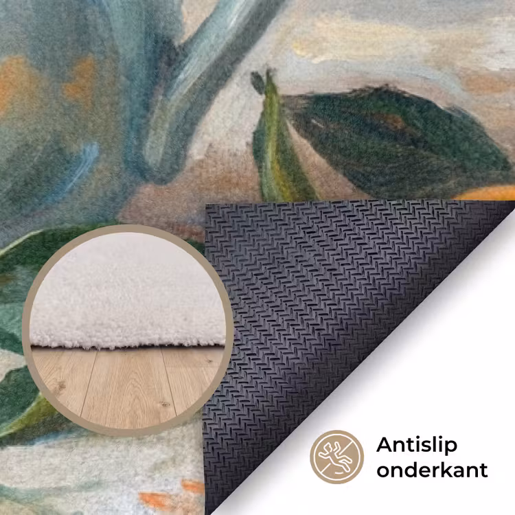 Vloerkleed - Eten - Oranje - Kunst — 4