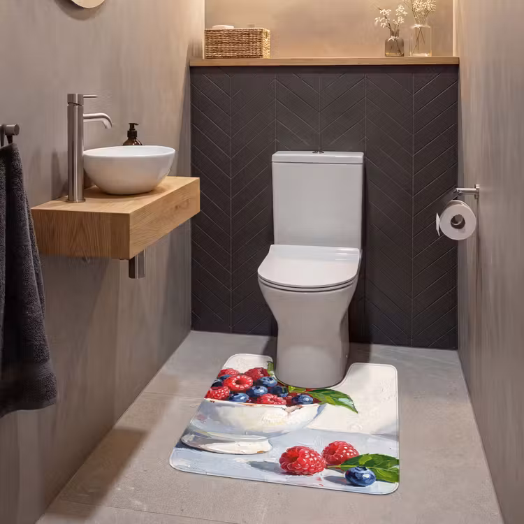 Wc Mat - Bessen - Kom - Eten — 2