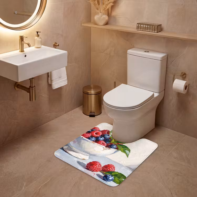 Wc Mat - Bessen - Kom - Eten — 3