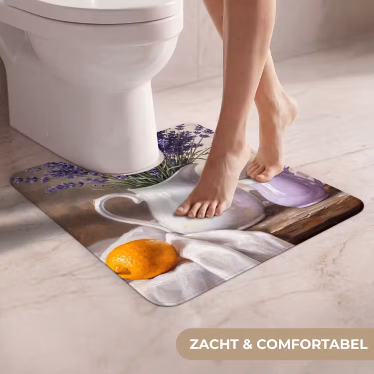 Wc Mat - Bloemen - Stilleven - Paars — 5