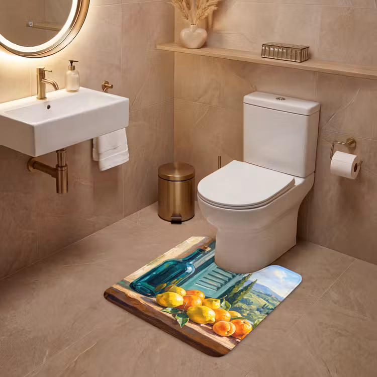 Wc Mat - Fles - Fruit - Stilleven — 3