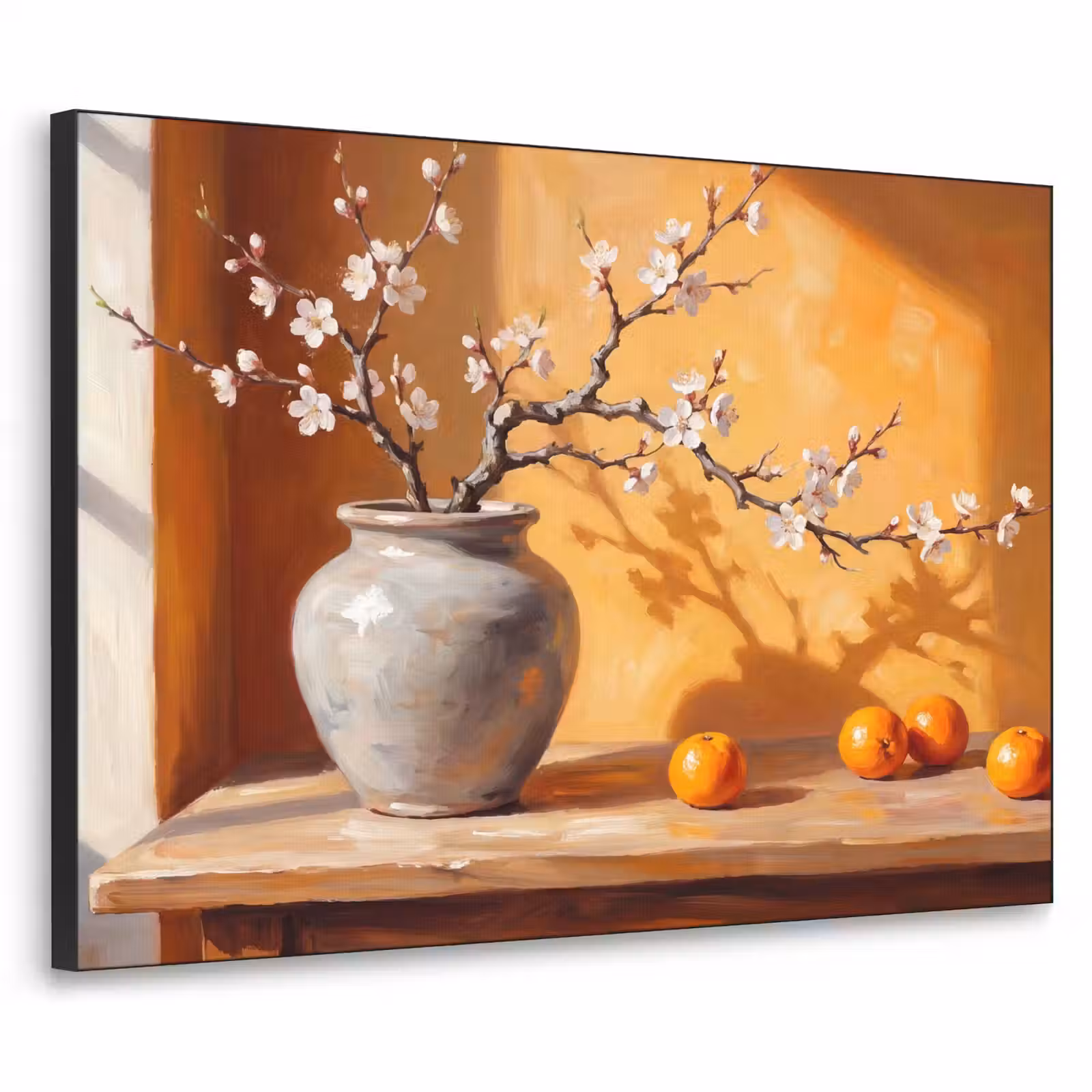 Art Frame - Witte bloemen - Stilleven — 1