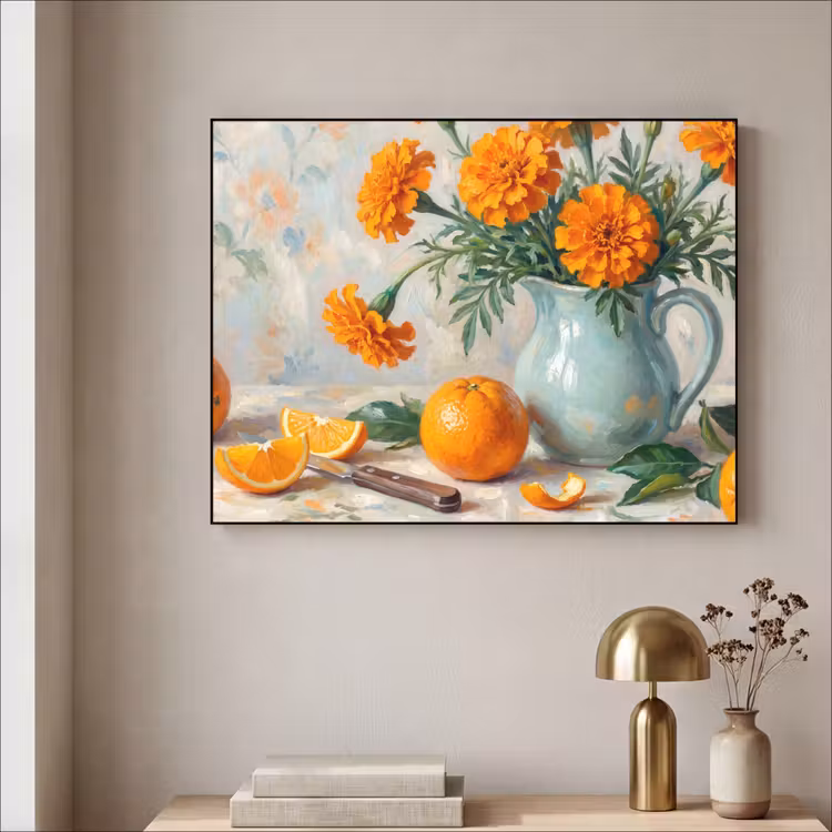 Art Frame - Eten - Oranje - Kunst — 5