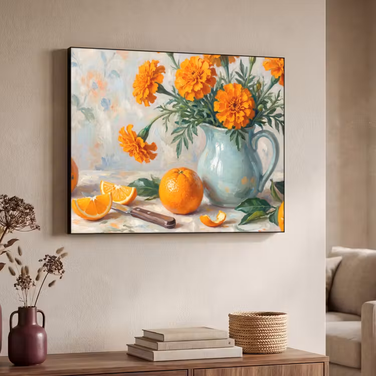 Art Frame - Eten - Oranje - Kunst — 7