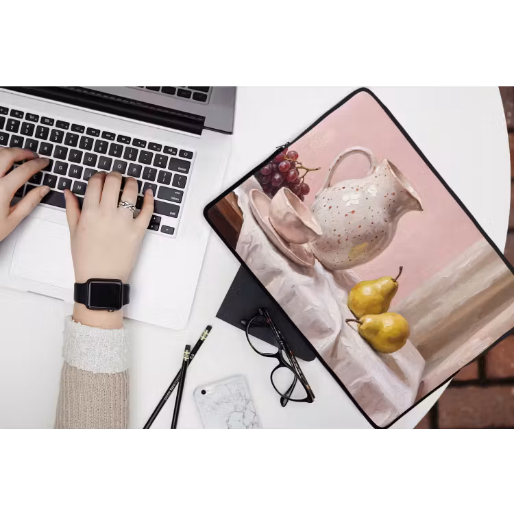 Laptophoes - Stilleven - Fruit - Roze — 3