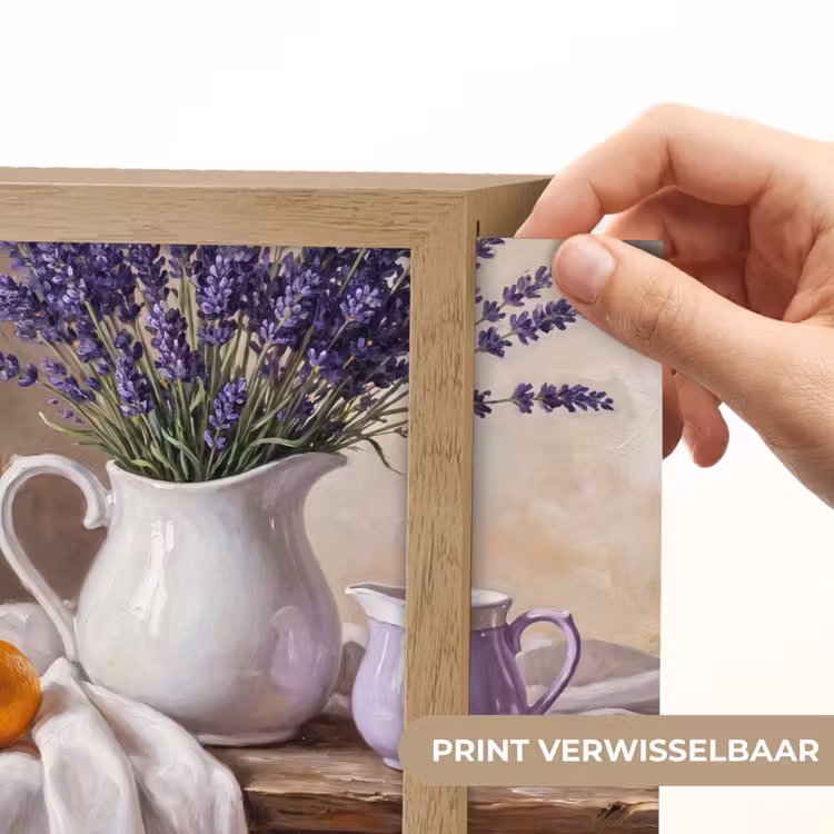 Lightbox - Wandlamp - Bloemen - Stilleven - Paars — 6