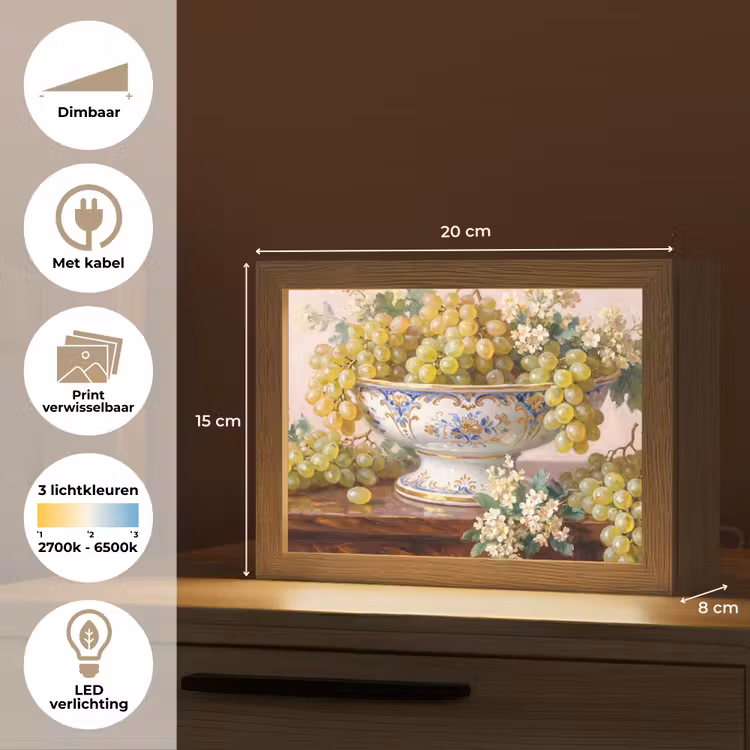 Lightbox - Wandlamp - Fruit - Stilleven - Klassiek — 9
