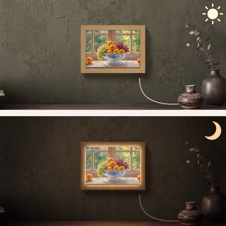 Lightbox - Wandlamp - Fruit - Vensterbank - Natuur — 3