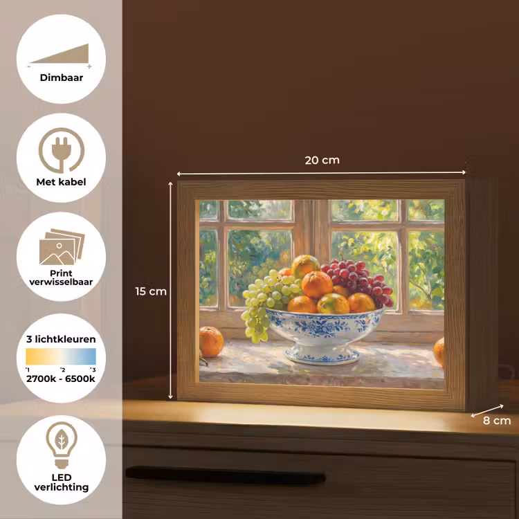 Lightbox - Wandlamp - Fruit - Vensterbank - Natuur — 9