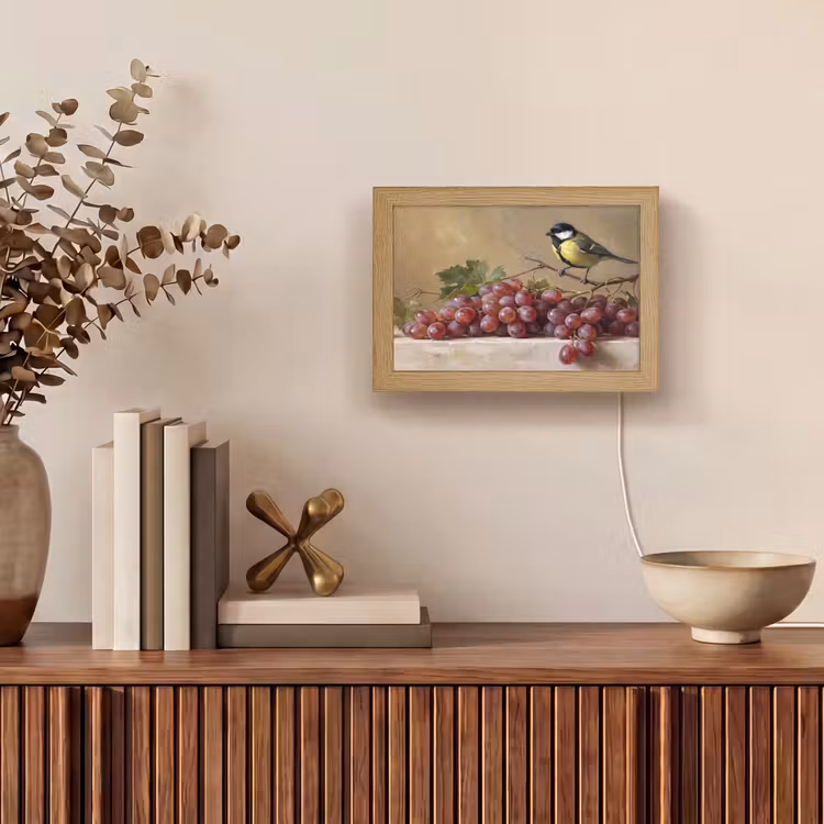 Lightbox - Wandlamp - Vogel - Druiven - Stilleven — 4