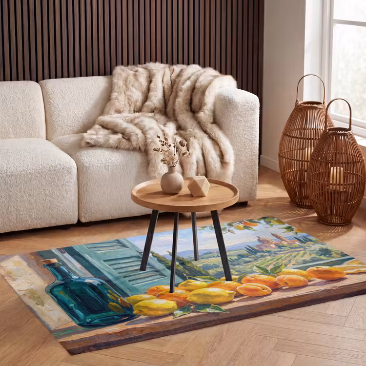 Vloerkleed - Fles - Fruit - Stilleven — 3