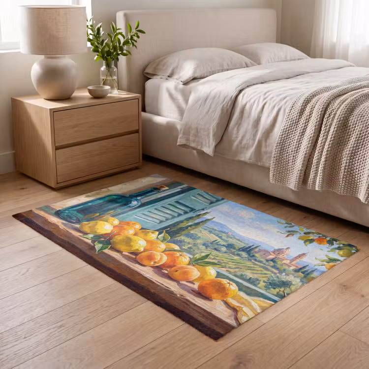 Vloerkleed - Fles - Fruit - Stilleven — 5