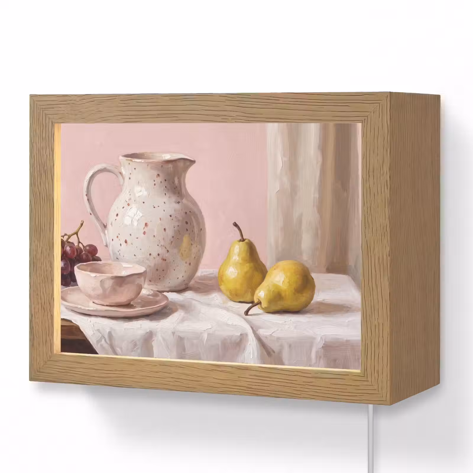 Lightbox - Wandlamp - Stilleven - Fruit - Roze — 1