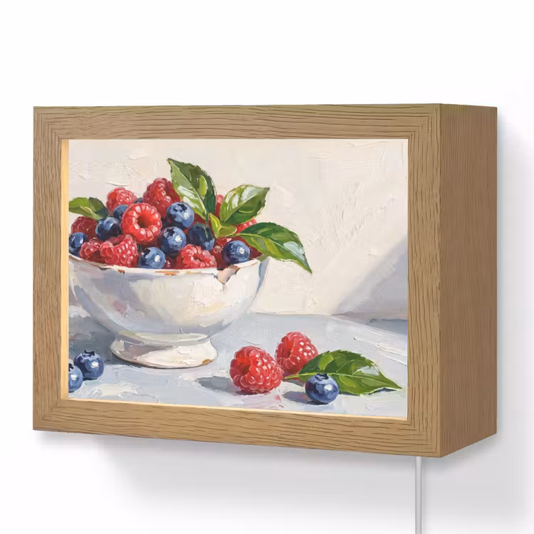Lightbox - Wandlamp - Bessen - Kom - Eten — 1
