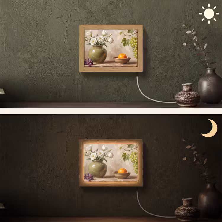 Lightbox - Wandlamp - Bloemen - Fruit - Stilleven — 3