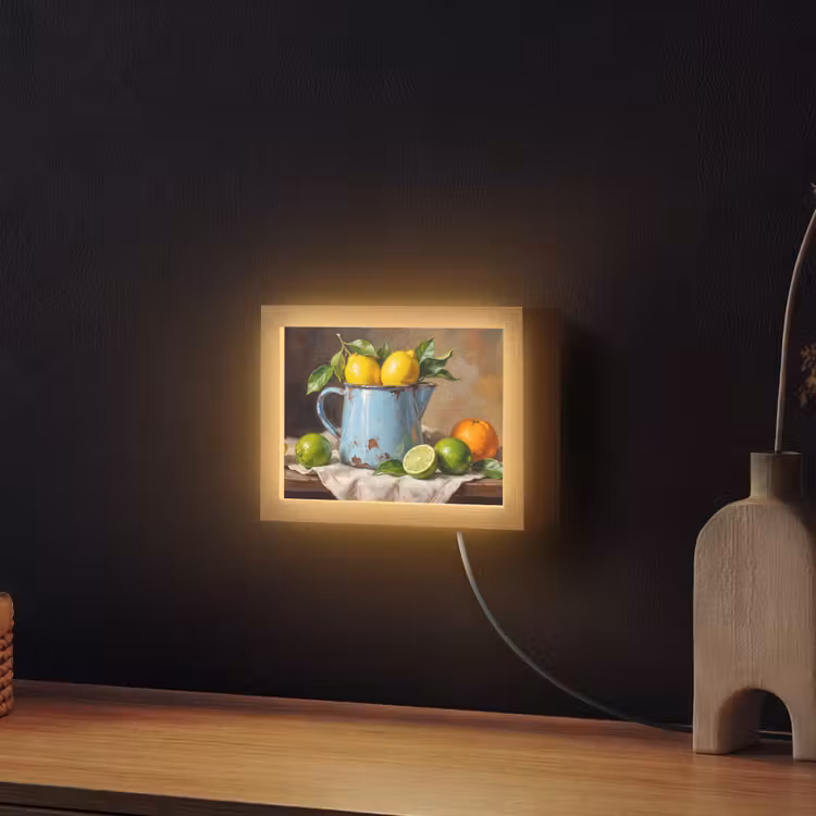 Lightbox - Wandlamp - Eten - Stilleven - Klassiek — 2