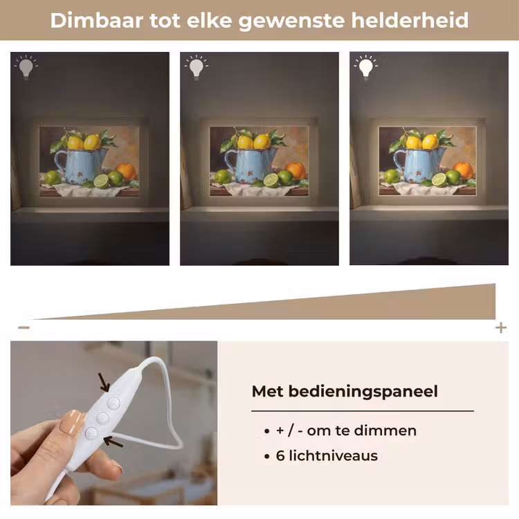 Lightbox - Wandlamp - Eten - Stilleven - Klassiek — 8