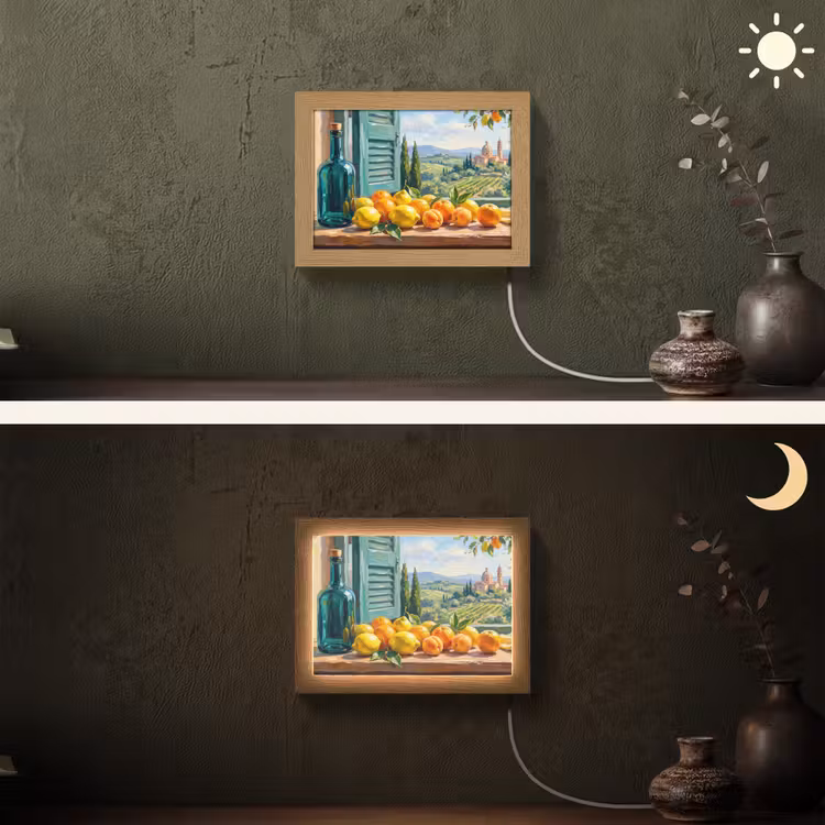 Lightbox - Wandlamp - Fles - Fruit - Stilleven — 3