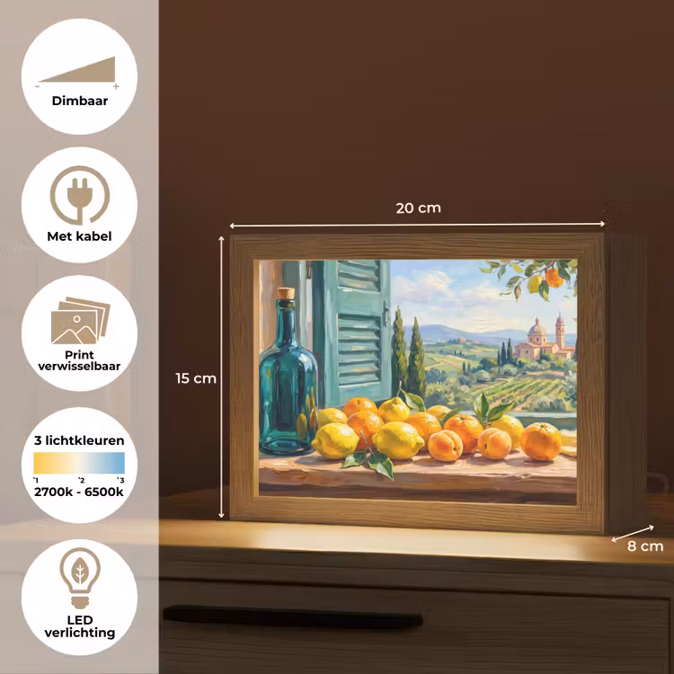 Lightbox - Wandlamp - Fles - Fruit - Stilleven — 9