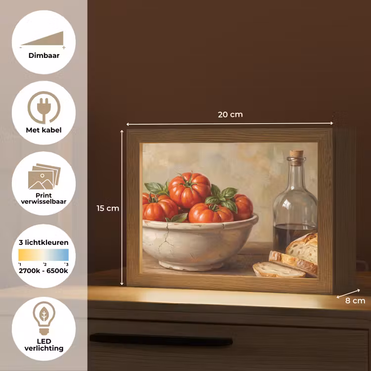 Lightbox - Wandlamp - Tomaten - Kom - Eten — 9