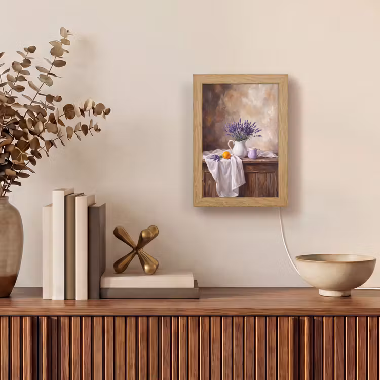 Tafellamp - Bloemen - Stilleven - Paars — 4