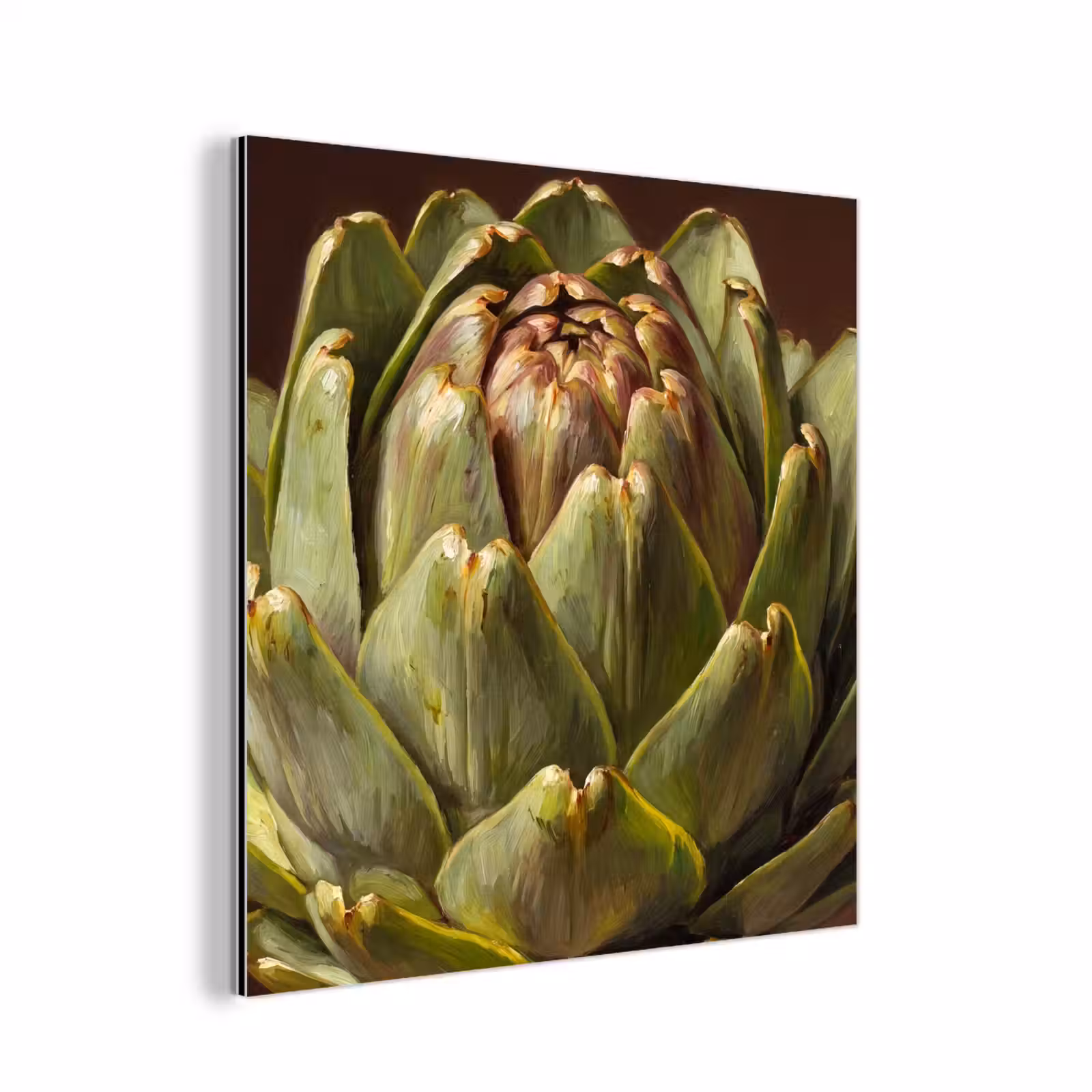 Aluminium schilderij - Groente - Artisjok - Groen — 1