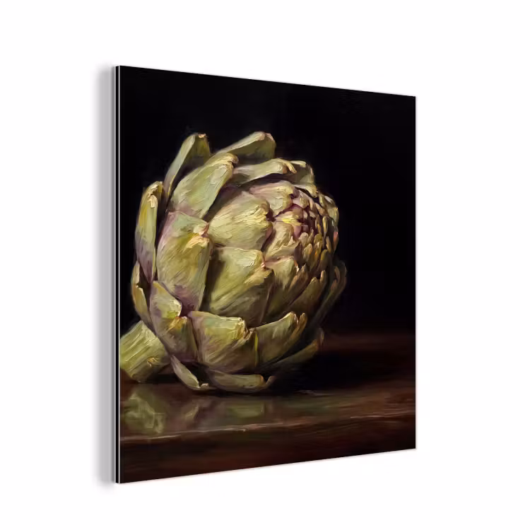 Aluminium schilderij - Artichok - Eten - Klassiek — 1