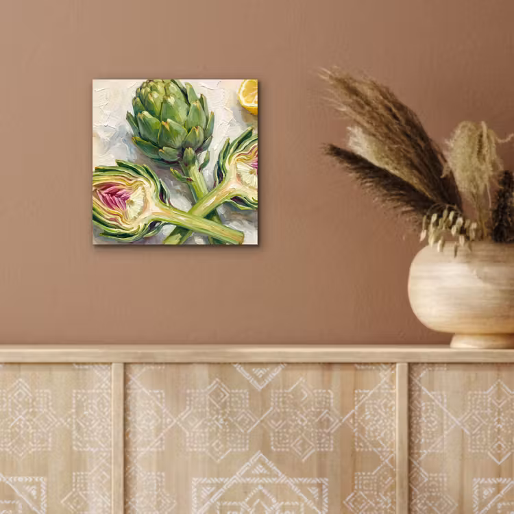 Aluminium schilderij - Artisjok - Citroen - Eten — 5