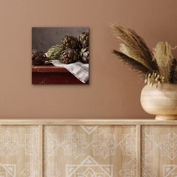 Aluminium schilderij - Artisjok - Eten - Rustiek — 5