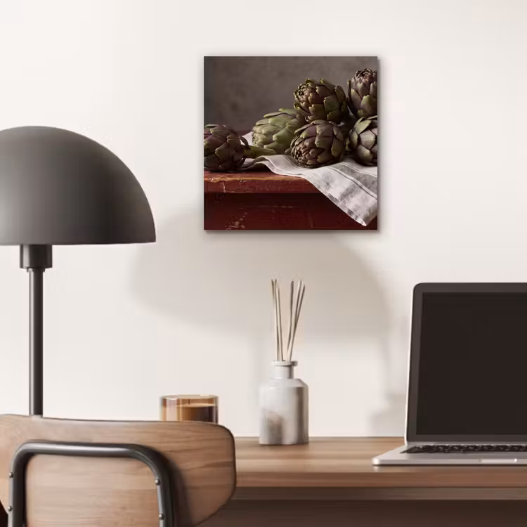 Aluminium schilderij - Artisjok - Eten - Rustiek — 6