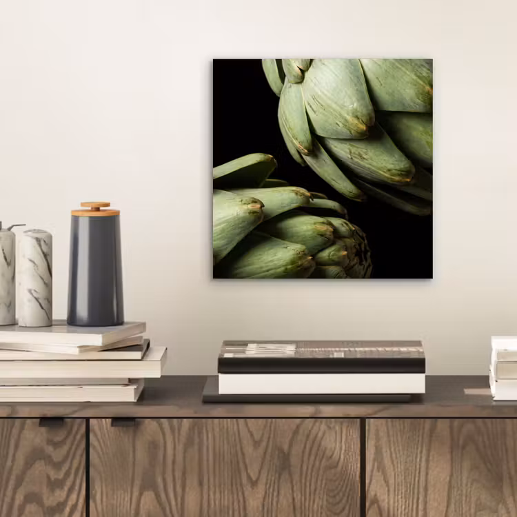 Aluminium schilderij - Artisjok - Groen - Eten — 2