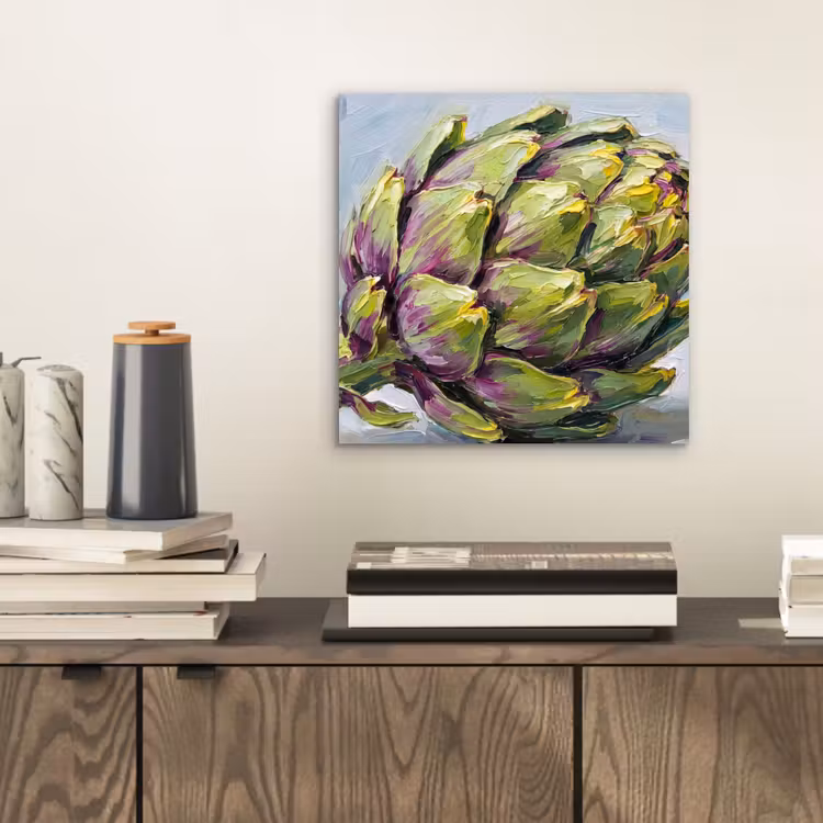 Aluminium schilderij - Eten - Artisjok - Modern — 2