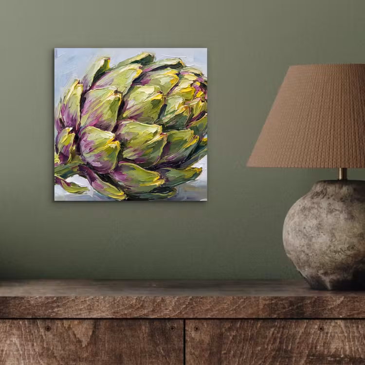 Aluminium schilderij - Eten - Artisjok - Modern — 3