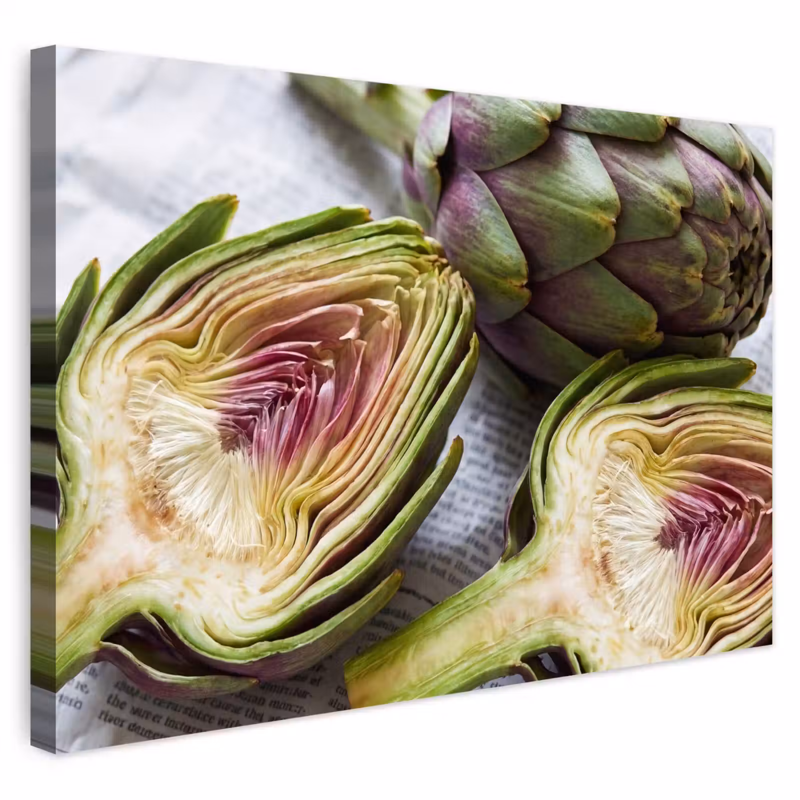 Buiten canvas - Artisjok - Doorgesneden - Eten — 1