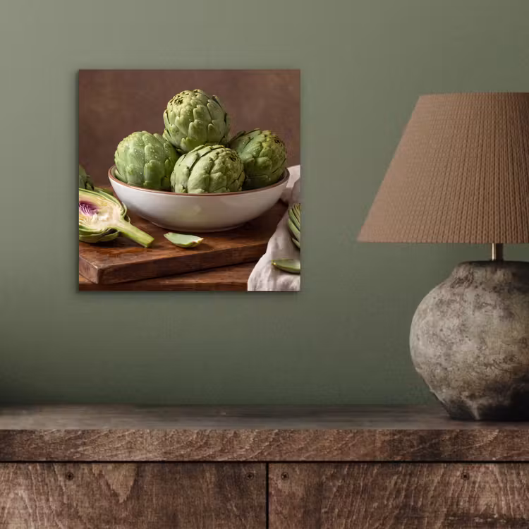 Aluminium schilderij - Groenten - Artisjok - Keuken — 3