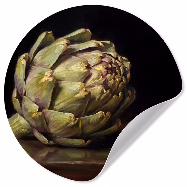 Behangcirkel - Artichok - Eten - Klassiek — 1