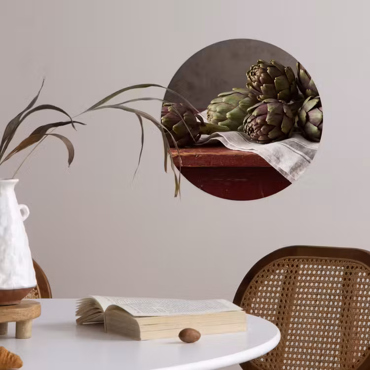 Behangcirkel - Artisjok - Eten - Rustiek — 4