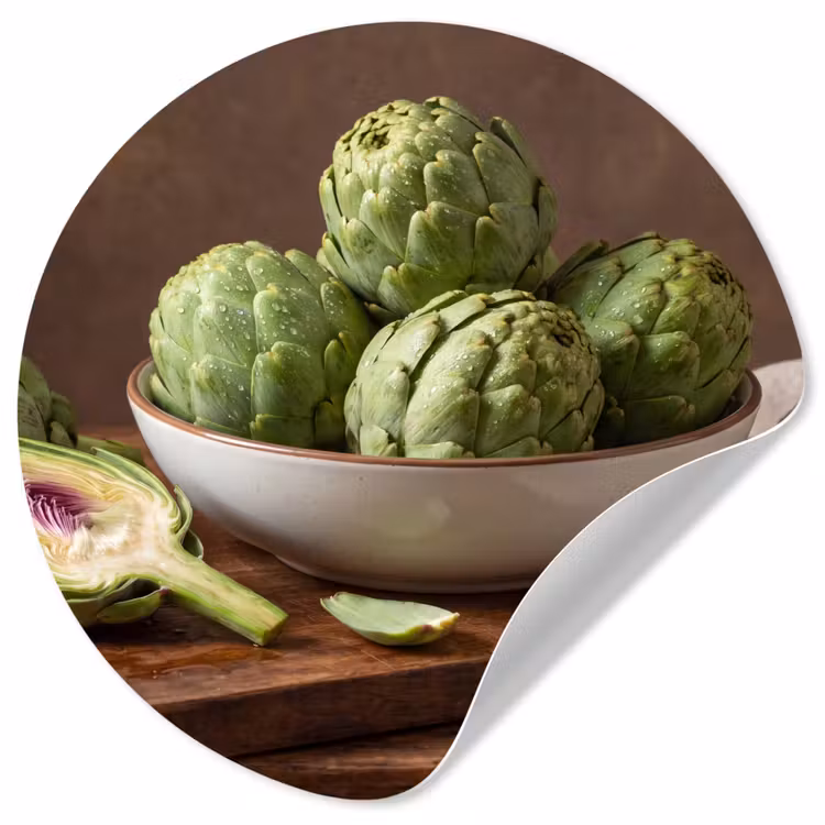 Behangcirkel - Groenten - Artisjok - Keuken — 1