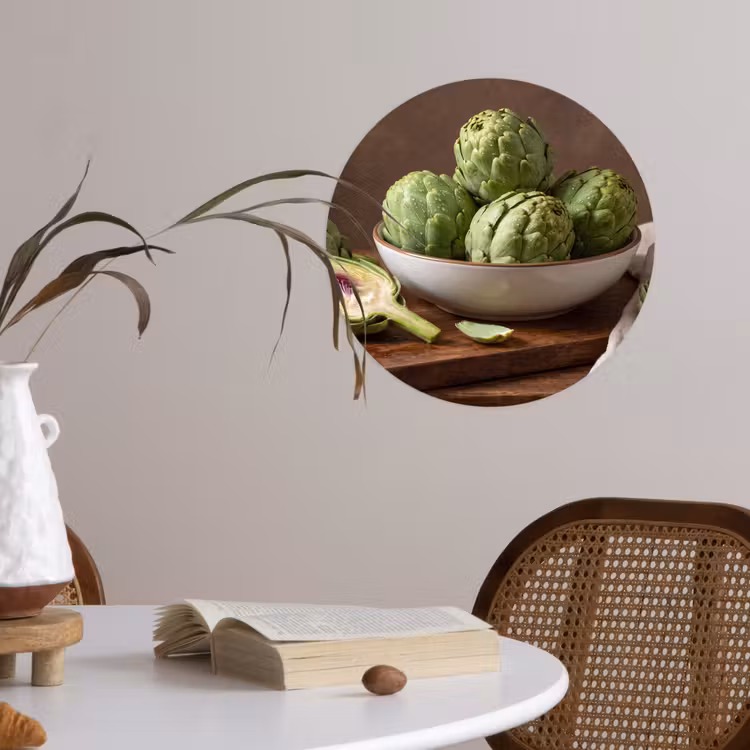 Behangcirkel - Groenten - Artisjok - Keuken — 4