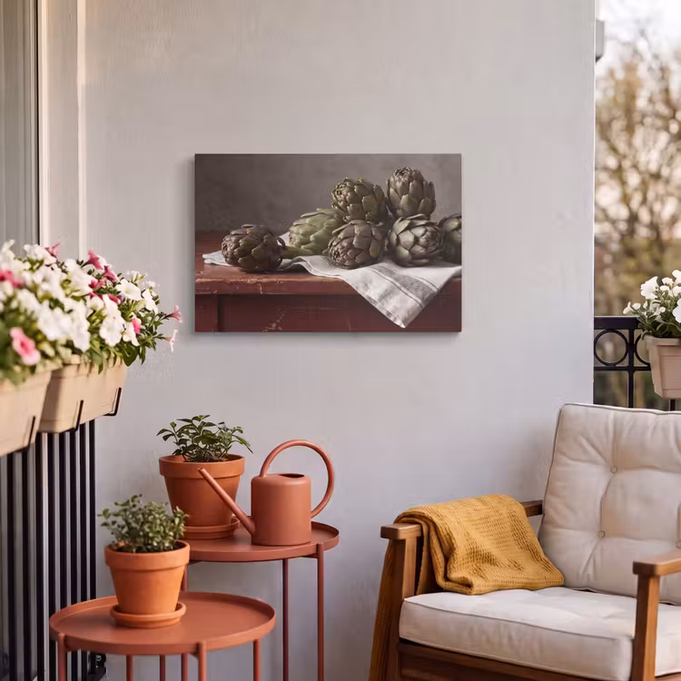Buiten canvas - Artisjok - Eten - Rustiek — 3