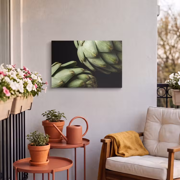 Buiten canvas - Artisjok - Groen - Eten — 3