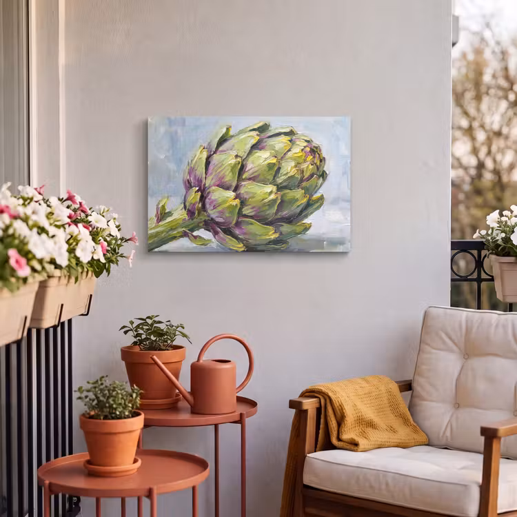 Buiten canvas - Eten - Artisjok - Modern — 3