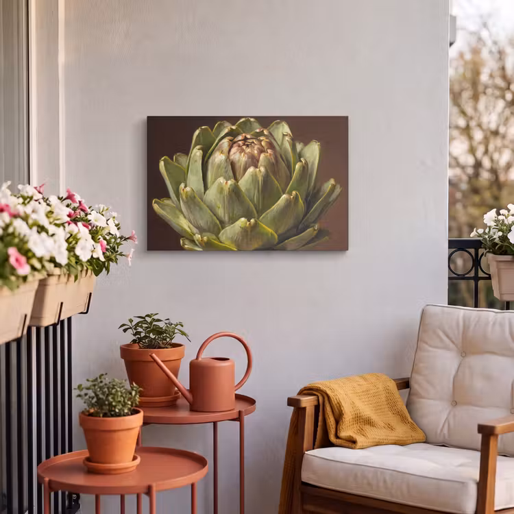 Buiten canvas - Groente - Artisjok - Groen — 3