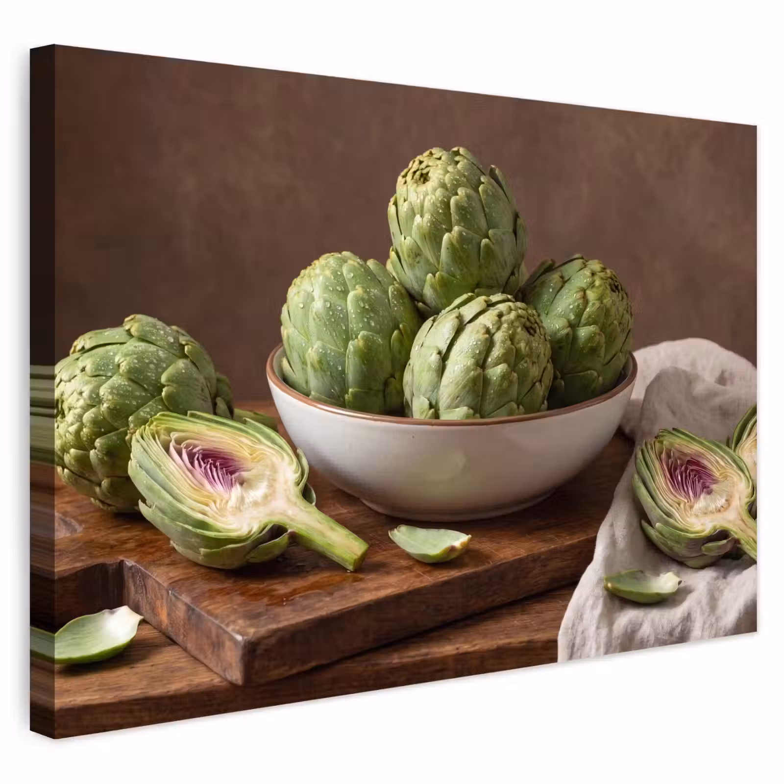 Buiten canvas - Groenten - Artisjok - Keuken — 1